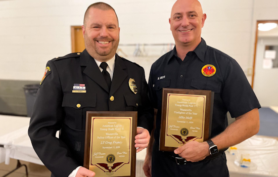 Westerville Honors Local Heroes: Lt. Greg Franey and Firefighter Mike Melfi Awarded for Outstanding Service