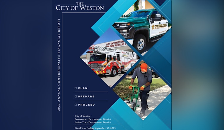 Weston City Clinches 26th Consecutive Award for Excellence in Financial Reporting
