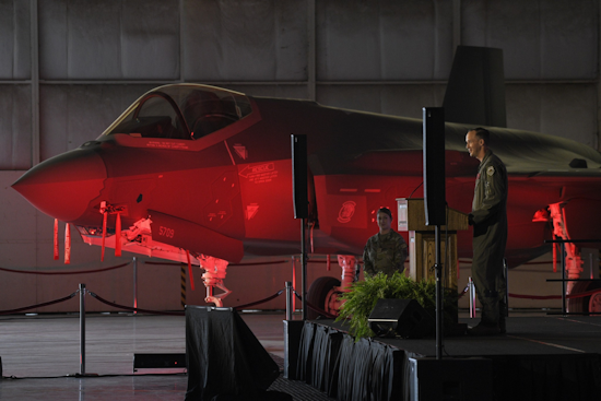 White Settlement Celebrates Arrival of F-35 Lightning II at Historic USAF Ceremony