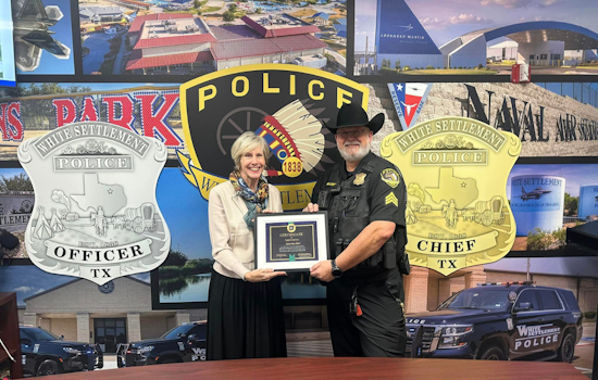 White Settlement Officer Honored by TMI for Preventing Elder Financial Scam