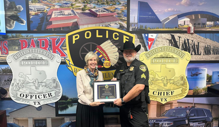 White Settlement Officer Honored by TMI for Preventing Elder Financial Scam
