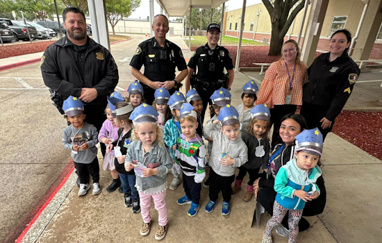 White Settlement Police Bond with Kids at 'Community Helpers' Event at West Elementary Early Learning Center