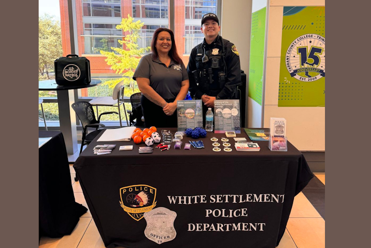 White Settlement Police Department Engages Community at Criminal Justice Job Fair