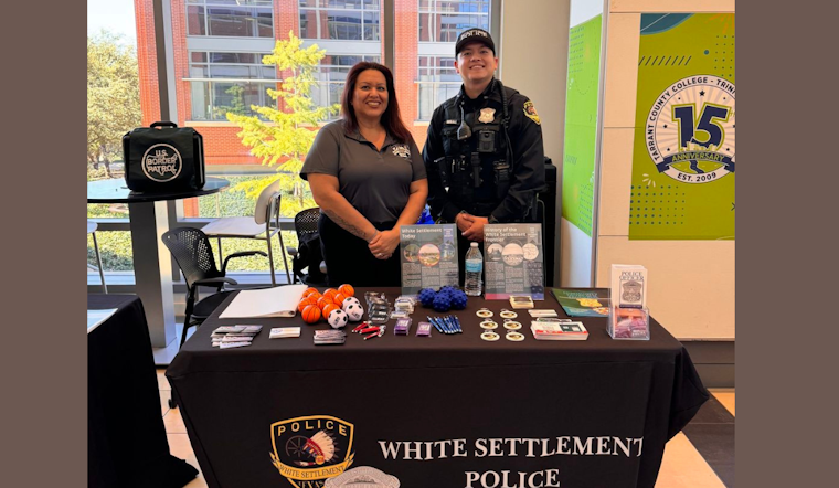 White Settlement Police Department Engages Community at Criminal Justice Job Fair