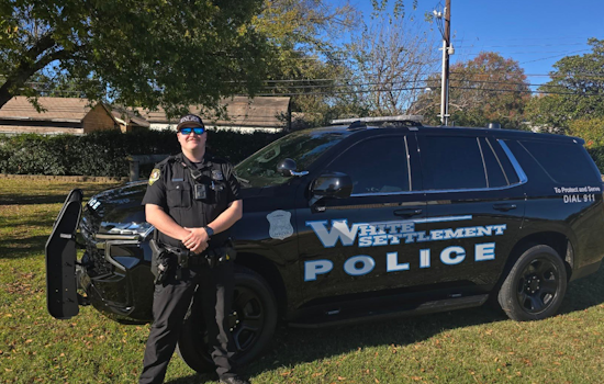 White Settlement Police Department Welcomes Officer Wiseman After Rigorous Training