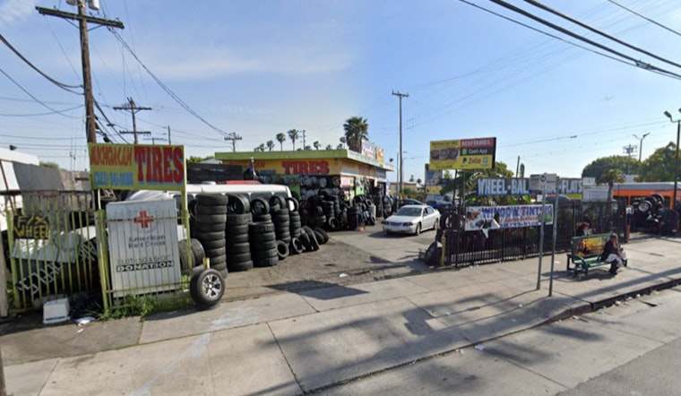 42 Firefighters Quell Intense Blaze at South Los Angeles Tire Shop on Avalon Boulevard