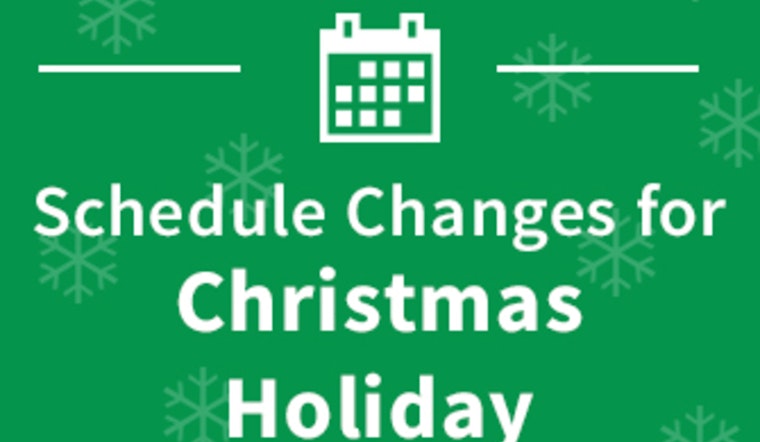 ACCGov Adjusts Service Hours for Christmas, Closures and Rescheduling Across Departments