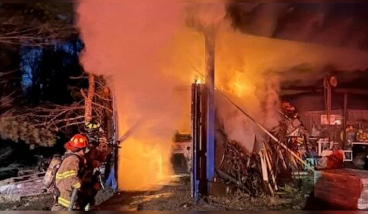 Acton Firefighters Extinguish Museum Blaze with Regional Help, Cause Likely Accidental