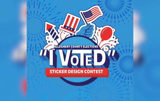 Allegheny County Launches "I Voted" Sticker Contest for High Schoolers to Craft Emblem of Democracy