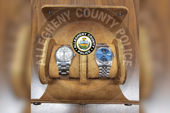 Allegheny County Police Request Public's Help to Find Rightful Owner of Rolex Watches Found at Pittsburgh International Airport