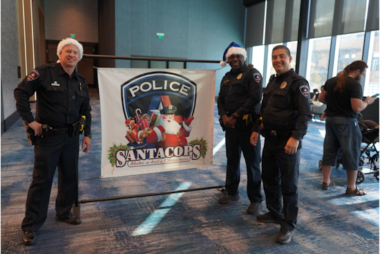 Arlington Police Department Spreads Holiday Cheer to 600 Children with Santa Cops Program