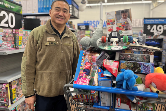 Arlington Walmart Partners with Toys for Tots for a $25,000 Donation to Light Up the Holidays for Local Children