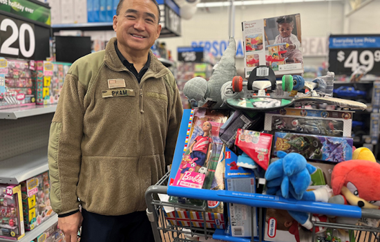 Arlington Walmart Partners with Toys for Tots for a $25,000 Donation to Light Up the Holidays for Local Children