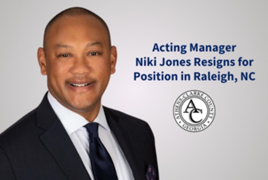 Athens-Clarke Acting Manager Niki Jones to Depart for Assistant City Manager Role in Raleigh, NC