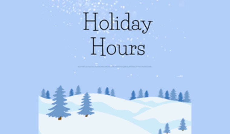 Athens-Clarke County Leisure Services Announce Seasonal Facility Closures, Parks to Maintain Reduced Hours During Holidays