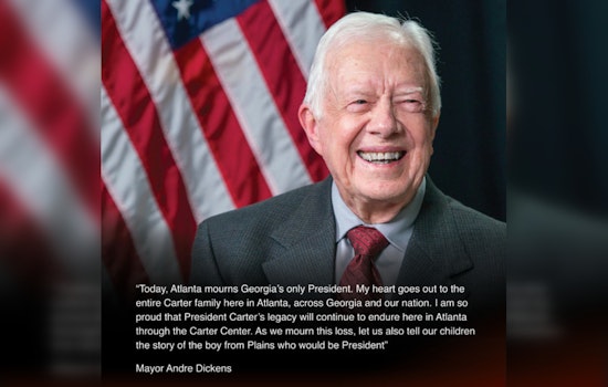 Atlanta Mourns the Loss of Hometown Hero and Ex-President Jimmy Carter, Mayor Commemorates His Global Legacy