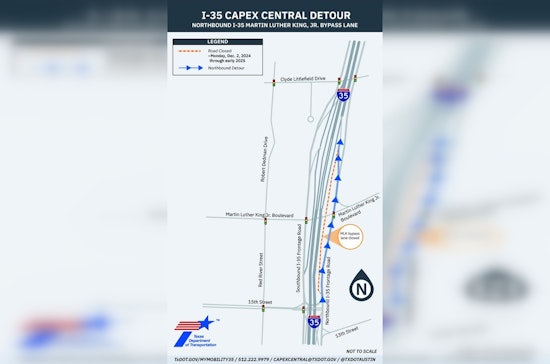 Austin's I-35 Expansion Kicks Off with MLK Jr. Blvd Bypass Lane Closure until 2025