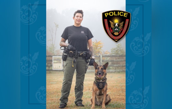 Beloved Police K-9 Koa Retires After Six Years of Service with Holly Springs Police