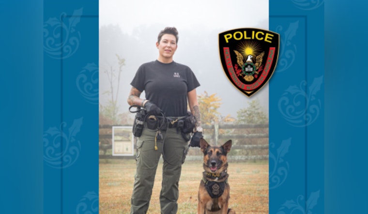 Beloved Police K-9 Koa Retires After Six Years of Service with Holly Springs Police