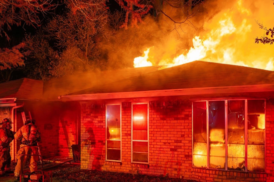 Benbrook and Fort Worth Fire Departments Quell Early Morning Blaze on Van Deman Drive