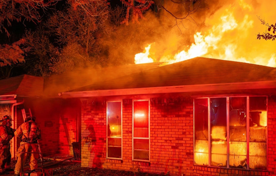 Benbrook and Fort Worth Fire Departments Quell Early Morning Blaze on Van Deman Drive