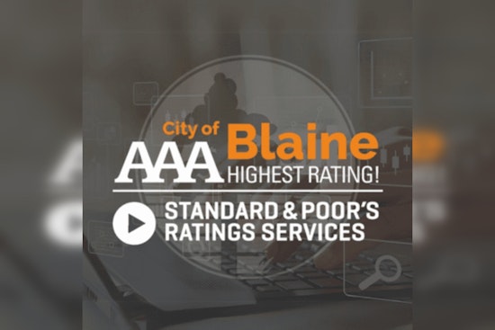 Blaine, Minnesota Secures Prestigious AAA Credit Rating, Affirming Economic Stability and Fiscal Stewardship