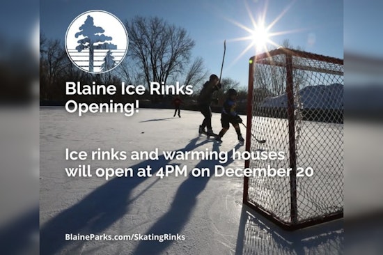 Blaine, Minnesota Welcomes Skaters as Outdoor Ice Rinks Open for the Season