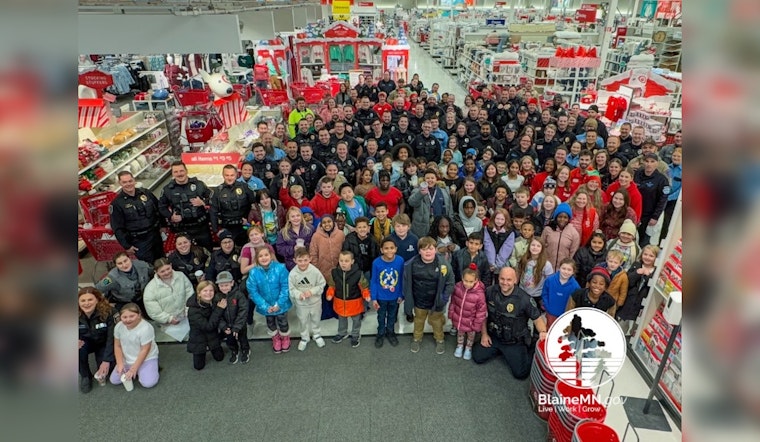 Blaine Police and First Responders Spread Joy with ‘Heroes & Helpers’ Shopping Event at Local Target