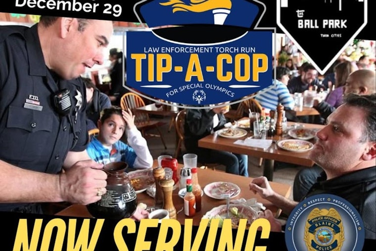 Blaine Police Serve Up Support for Special Olympics at The Ball Park's 'Tip-A-Cop' Event
