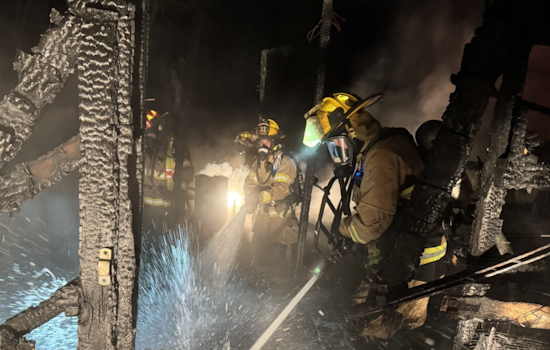 Blaze Decimates Barn in Casco Township, Agricultural Equipment Lost; No Injuries Reported