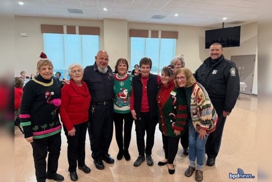 Boston District E-5 Officers Spread Cheer at Roslindale’s Festive Holiday Party
