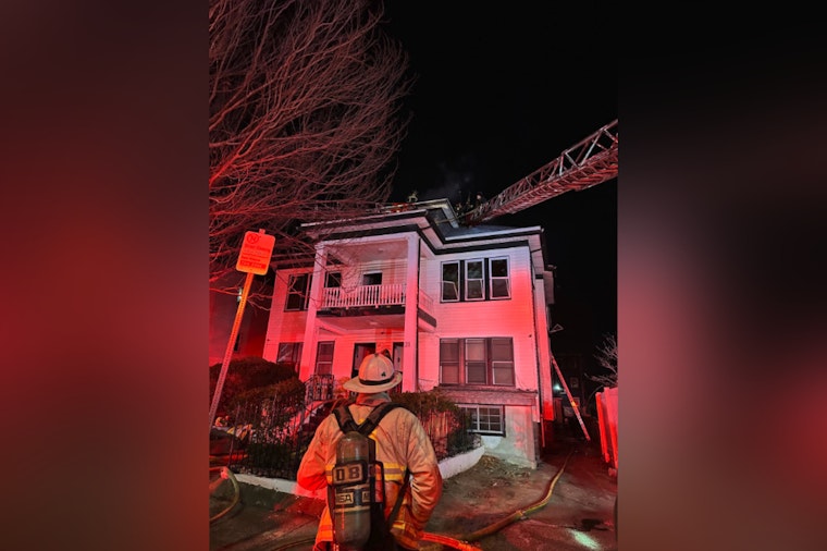 Boston Firefighters Battle Mattapan Blaze in Freezing Temperatures, Displacing Families but Causing No Injuries