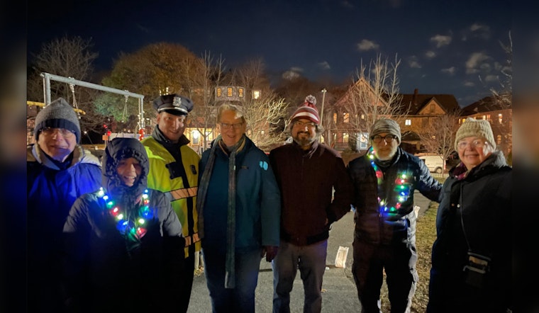 Boston Police and Roslindale Residents Celebrate the Season with Joyful Gathering at Fallon Field