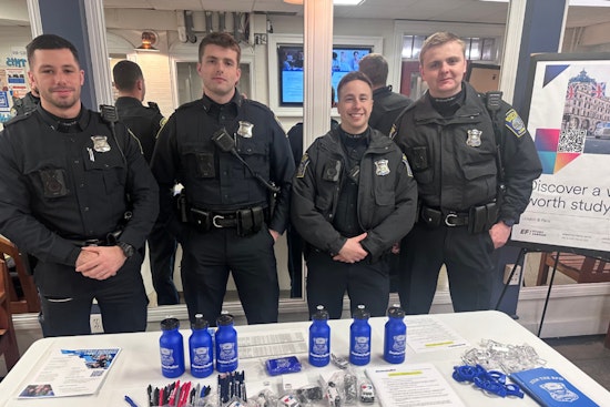 Boston Police Department Engages Fisher College Students in Recruitment Drive for Upcoming Civil Service Exam