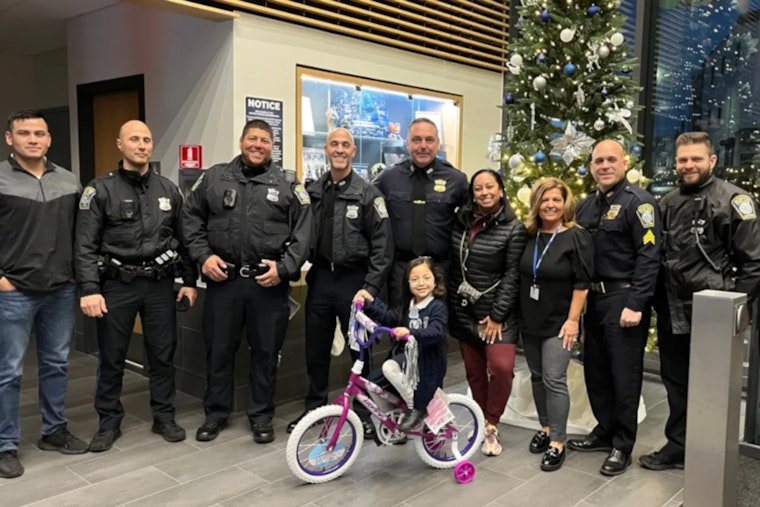Boston Police Department Spreads Holiday Cheer with a Special Gift for East Boston Youngster