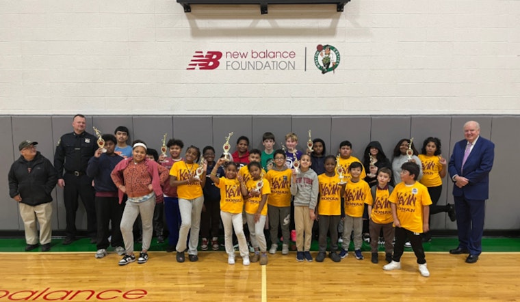 Boston Police Engage in Community Spirit at Elks Hoop Shoot Free Throw Event in Allston