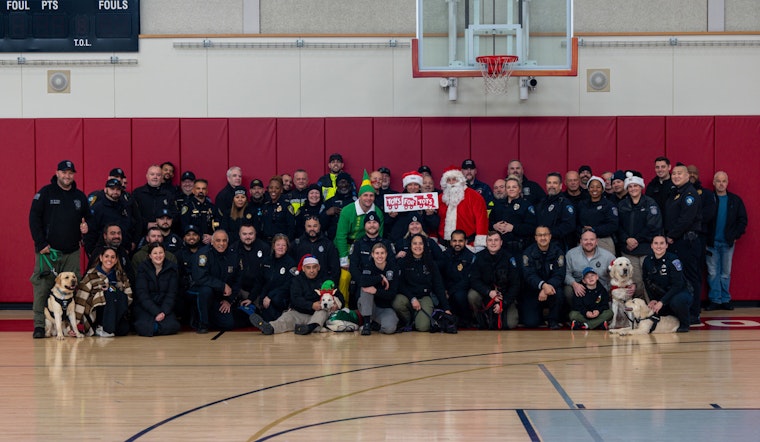 Boston Police Lead Multi-Agency "Toys for Tots" Convoy to Gift Christmas Cheer to Children in Need