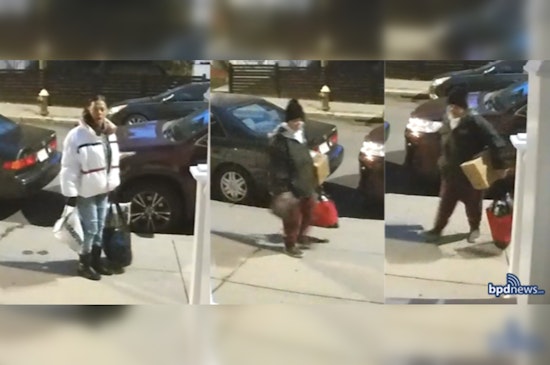 Boston Police Seek Public's Aid in Identifying Suspects in Roxbury Package Theft