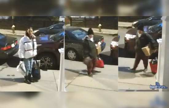 Boston Police Seek Public's Aid in Identifying Suspects in Roxbury Package Theft