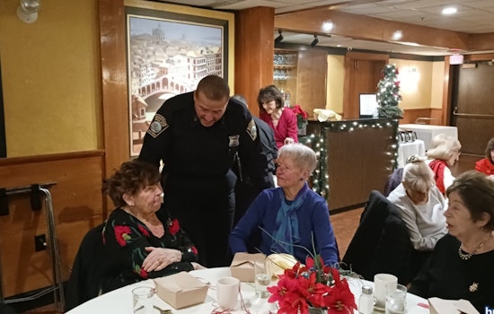 Boston Police Spread Holiday Cheer to Seniors at St. John Chrysostom Celebration