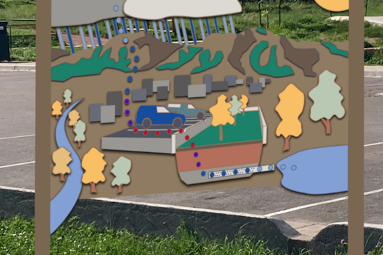Boulder Unveils 3D Art Installation at Valmont City Park to Highlight Rain Garden Benefits