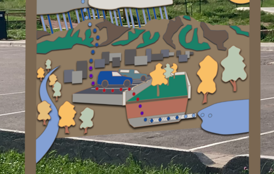 Boulder Unveils 3D Art Installation at Valmont City Park to Highlight Rain Garden Benefits