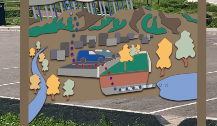 Boulder Unveils 3D Art Installation at Valmont City Park to Highlight Rain Garden Benefits