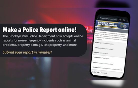 Brooklyn Park Police Introduces New Online Platform for Reporting Non-Emergency Crimes
