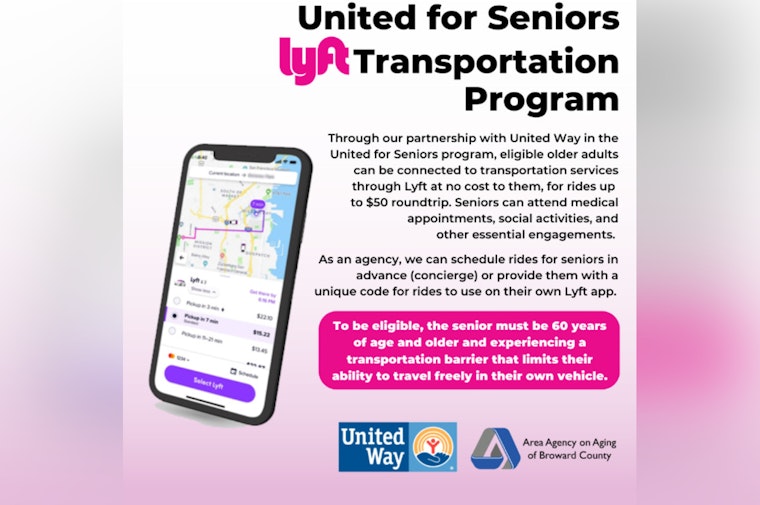 Broward County Seniors Get Free Lyft Rides Through New Empowered Partners Program