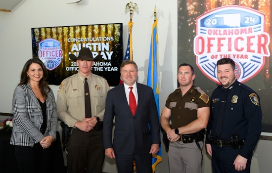 Bryan County's Deputy Austin Murray Named 2024 Oklahoma Officer of the Year in Oklahoma City Ceremony