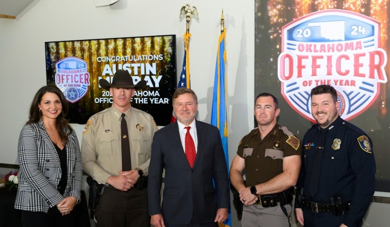 Bryan County's Deputy Austin Murray Named 2024 Oklahoma Officer of the Year in Oklahoma City Ceremony
