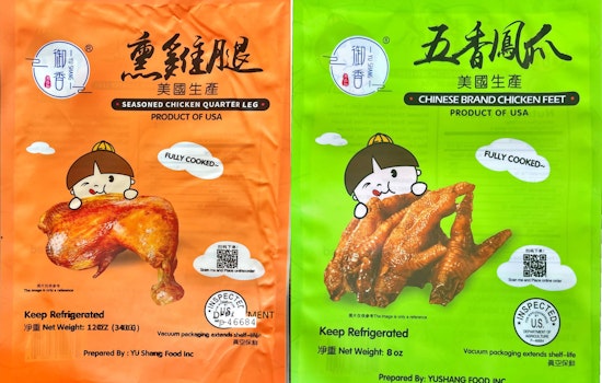 California Health Officials Issue Warning, Listeria Outbreak Tied to Yu Shang Food, Inc.'s Meat and Poultry Products