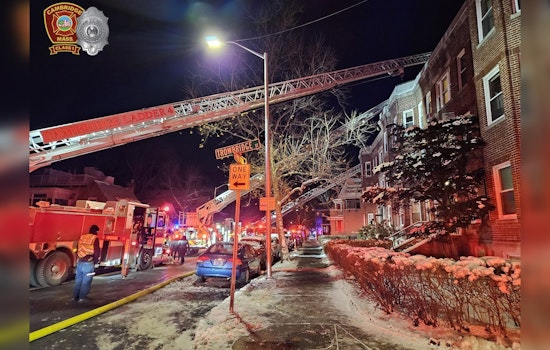 Cambridge Firefighters Perform Heroic Rescue Amid Two-Alarm House Fire on Kirkland Street
