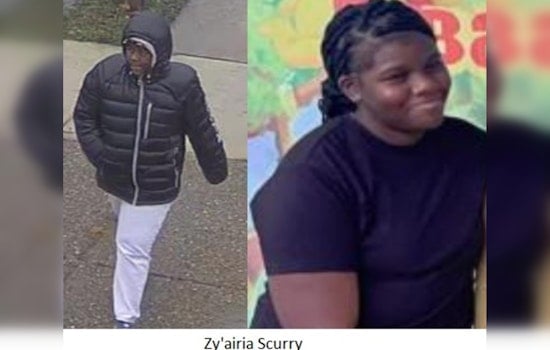 Camden County Police Seek Help to Find Missing 14-Year-Old Zy’airia Scurry from Whitman Park Area